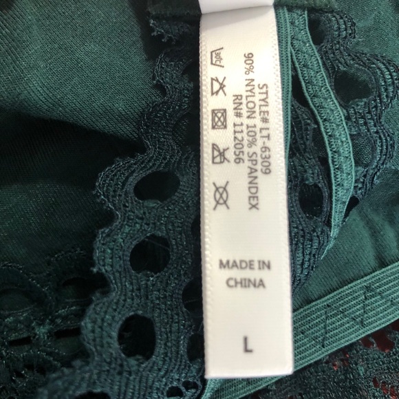 🎄Bralette hunter green S/M/L/XL NEW - Picture 7 of 9